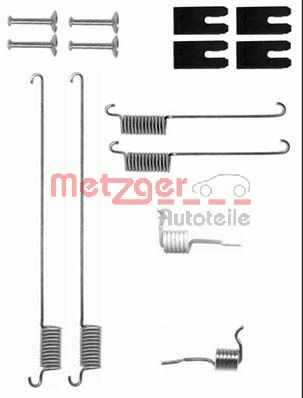 Set accesorii, sabot de frana 105-0829 METZGER