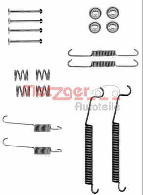 Set accesorii, sabot de frana 105-0830 METZGER