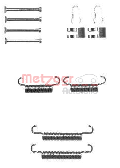 Set accesorii, saboti frana parcare 105-0839 METZGER