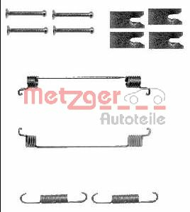 Set accesorii, sabot de frana 105-0866 METZGER