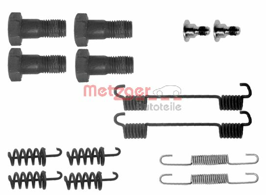 Set accesorii, saboti frana parcare 105-0867 METZGER