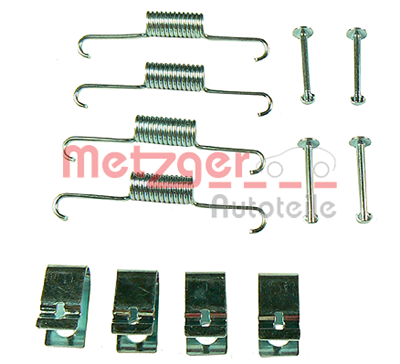 Set accesorii, saboti frana parcare 105-0884 METZGER