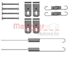 Set accesorii, sabot de frana 105-0888 METZGER