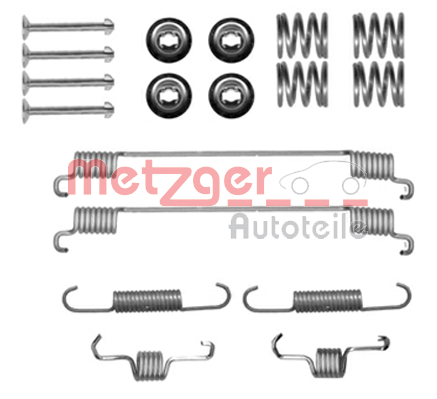 Set accesorii, sabot de frana 105-0889 METZGER