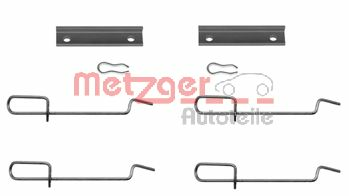 Set accesorii, placute frana 109-1125 METZGER