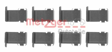 Set accesorii, placute frana 109-1162 METZGER