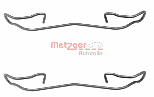 Set accesorii, placute frana 109-1187 METZGER