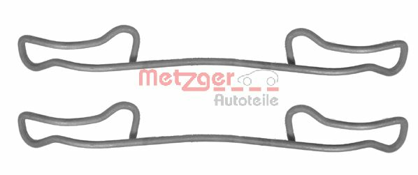 Set accesorii, placute frana 109-1200 METZGER