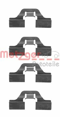 Set accesorii, placute frana 109-1211 METZGER