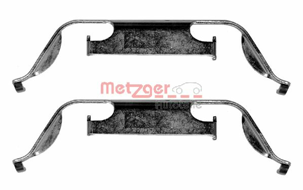 Set accesorii, placute frana 109-1222 METZGER