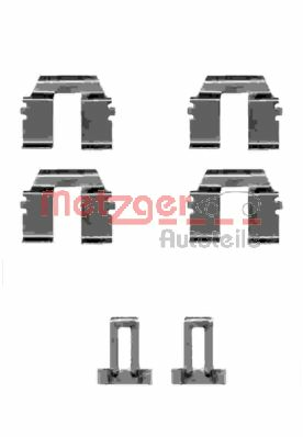 Set accesorii, placute frana 109-1233 METZGER