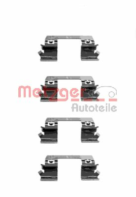 Set accesorii, placute frana 109-1234 METZGER