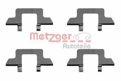 Set accesorii, placute frana 109-1242 METZGER
