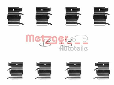 Set accesorii, placute frana 109-1244 METZGER