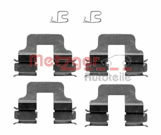 Set accesorii, placute frana 109-1245 METZGER