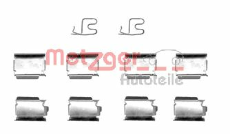 Set accesorii, placute frana 109-1246 METZGER