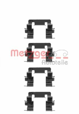 Set accesorii, placute frana 109-1278 METZGER