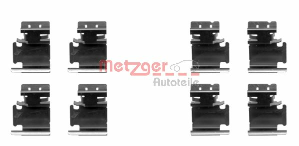 Set accesorii, placute frana 109-1298 METZGER