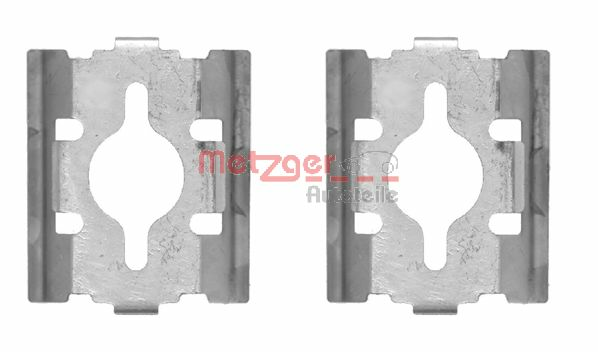 Set accesorii, placute frana 109-1600 METZGER