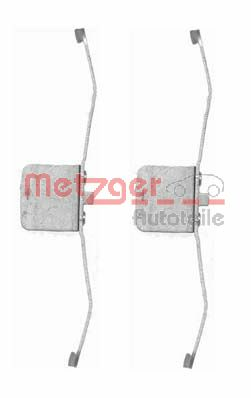 Set accesorii, placute frana 109-1639 METZGER