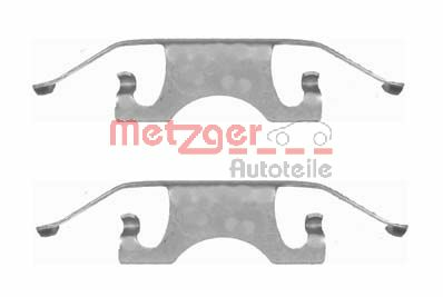 Set accesorii, placute frana 109-1640 METZGER