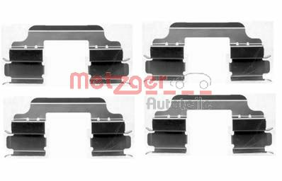 Set accesorii, placute frana 109-1648 METZGER