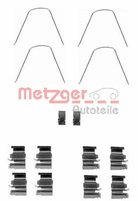 Set accesorii, placute frana 109-1651 METZGER