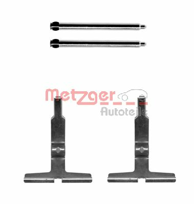 Set accesorii, placute frana 109-1661 METZGER