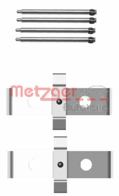 Set accesorii, placute frana 109-1674 METZGER