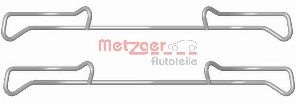 Set accesorii, placute frana 109-1678 METZGER