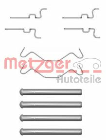 Set accesorii, placute frana 109-1683 METZGER