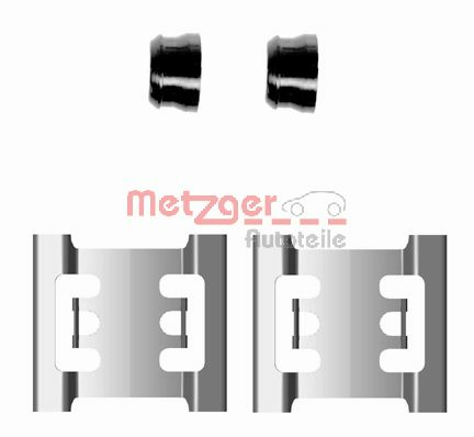 Set accesorii, placute frana 109-1688 METZGER