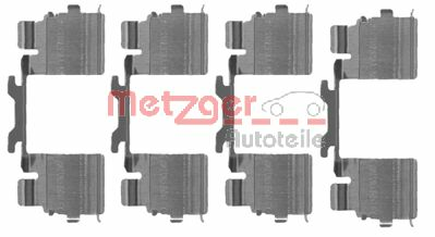 Set accesorii, placute frana 109-1725 METZGER