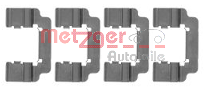 Set accesorii, placute frana 109-1777 METZGER