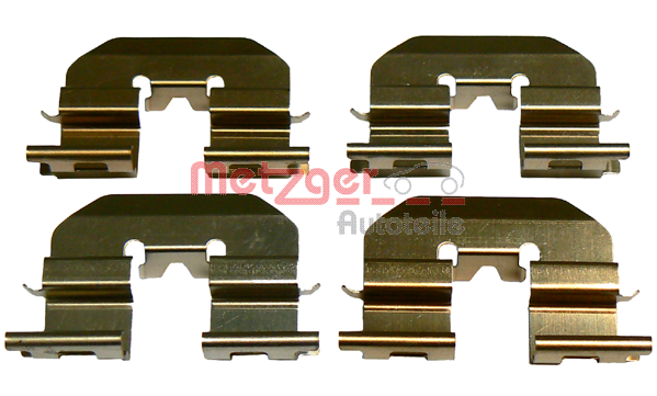 Set accesorii, placute frana 109-1780 METZGER