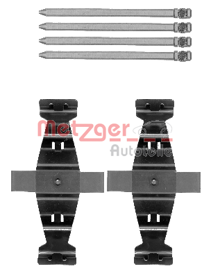 Set accesorii, placute frana 109-1786 METZGER