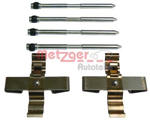 Set accesorii, placute frana 109-1809 METZGER