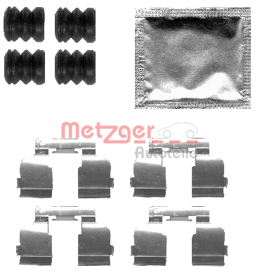 Set accesorii, placute frana 109-1835 METZGER