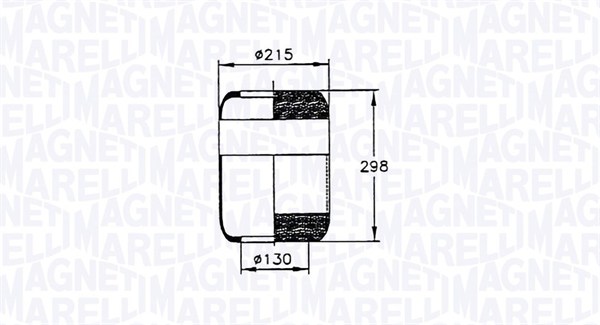 Burduf, suspensie pneumatica 030607020035 MAGNETI MARELLI
