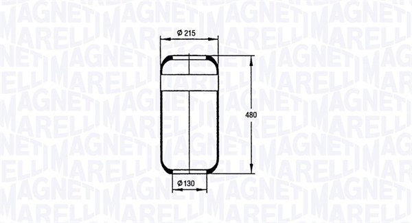Burduf, suspensie pneumatica 030607020044 MAGNETI MARELLI