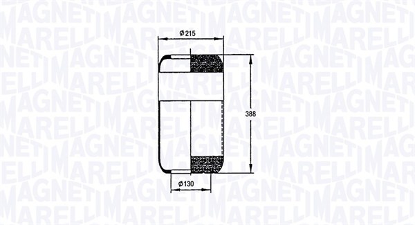 Burduf, suspensie pneumatica 030607020056 MAGNETI MARELLI