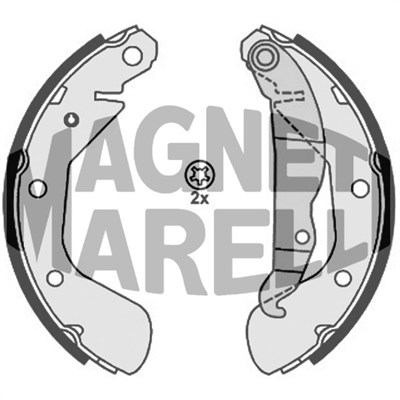Sabot frana 360219192214 MAGNETI MARELLI