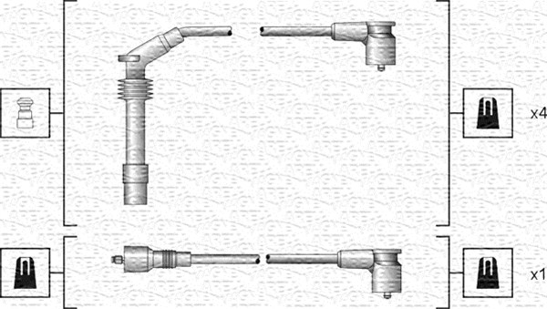 Set cablaj aprinder 941318111140 MAGNETI MARELLI