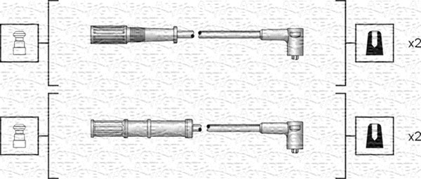 Set cablaj aprinder 941318111161 MAGNETI MARELLI