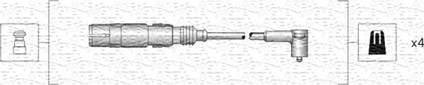 Set cablaj aprinder 941318111164 MAGNETI MARELLI