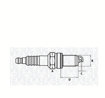 Bujii 062000768304 MAGNETI MARELLI