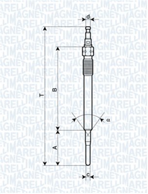 Bujie incandescenta 062900051304 MAGNETI MARELLI