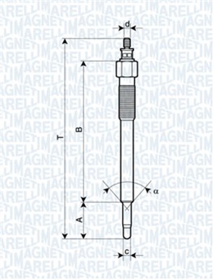 Bujie incandescenta 062900075304 MAGNETI MARELLI