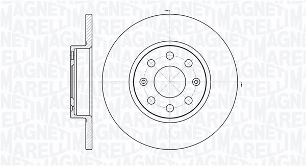 Disc frana 361302040223 MAGNETI MARELLI