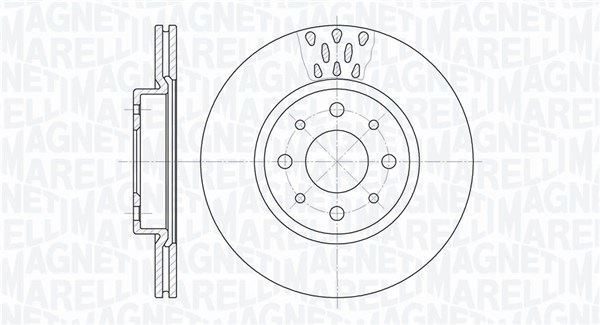 Disc frana 361302040234 MAGNETI MARELLI